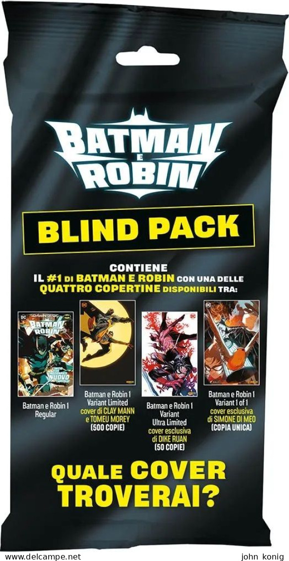 PANINI - DC - Batman E Robin 1 Regular Cover (da Blind Pack) - 2024 - Super Eroi
