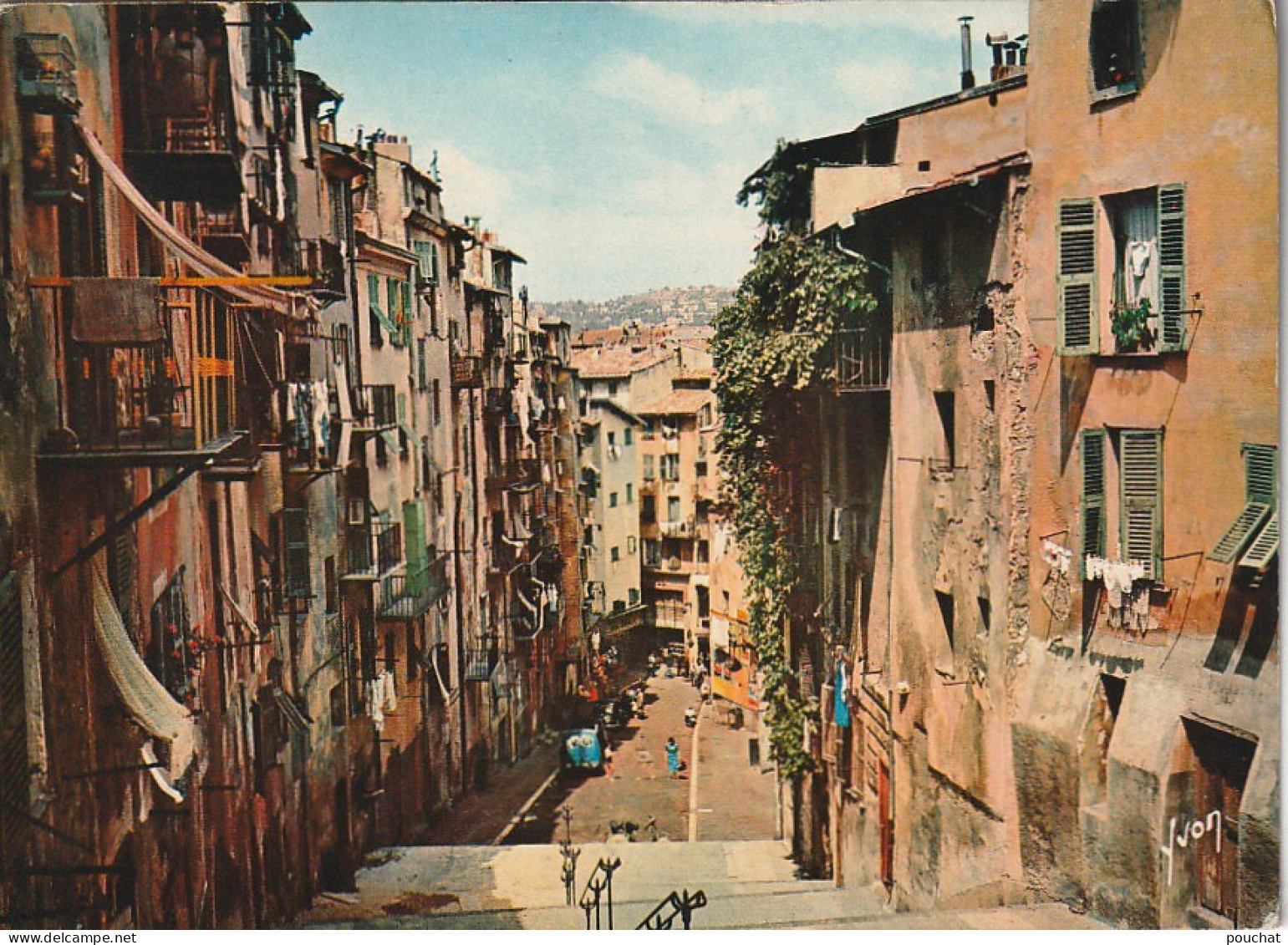 XXX -(06) NICE - RUE  GUIGONIS DANS LE VIEUX NICE - CARTE COULEURS - 2 SCANS - Vita E Città Del Vecchio Nizza