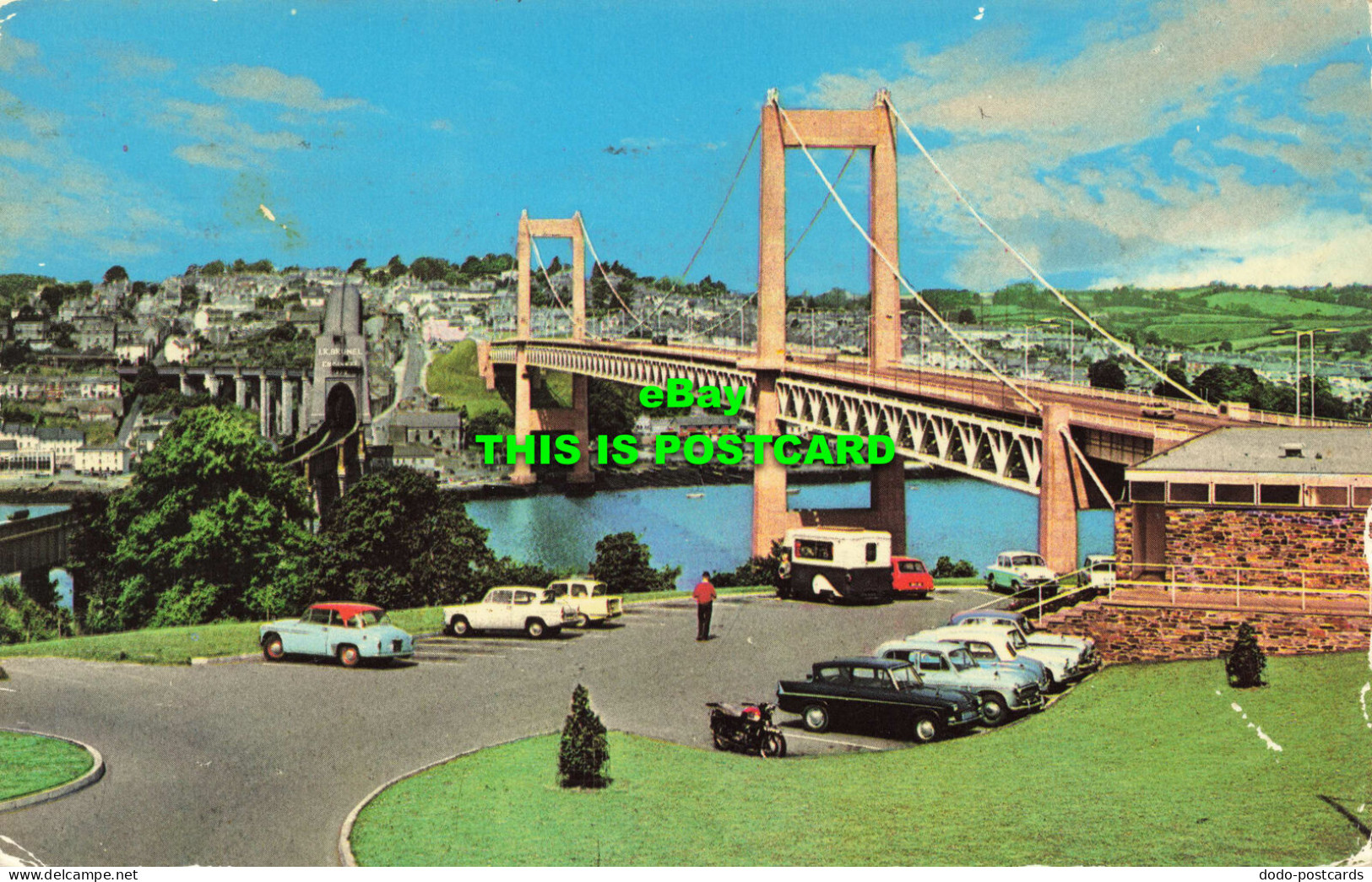 R572824 Tamar Bridge. Plymouth. Colourmaster International. Precision. 1978 - Monde