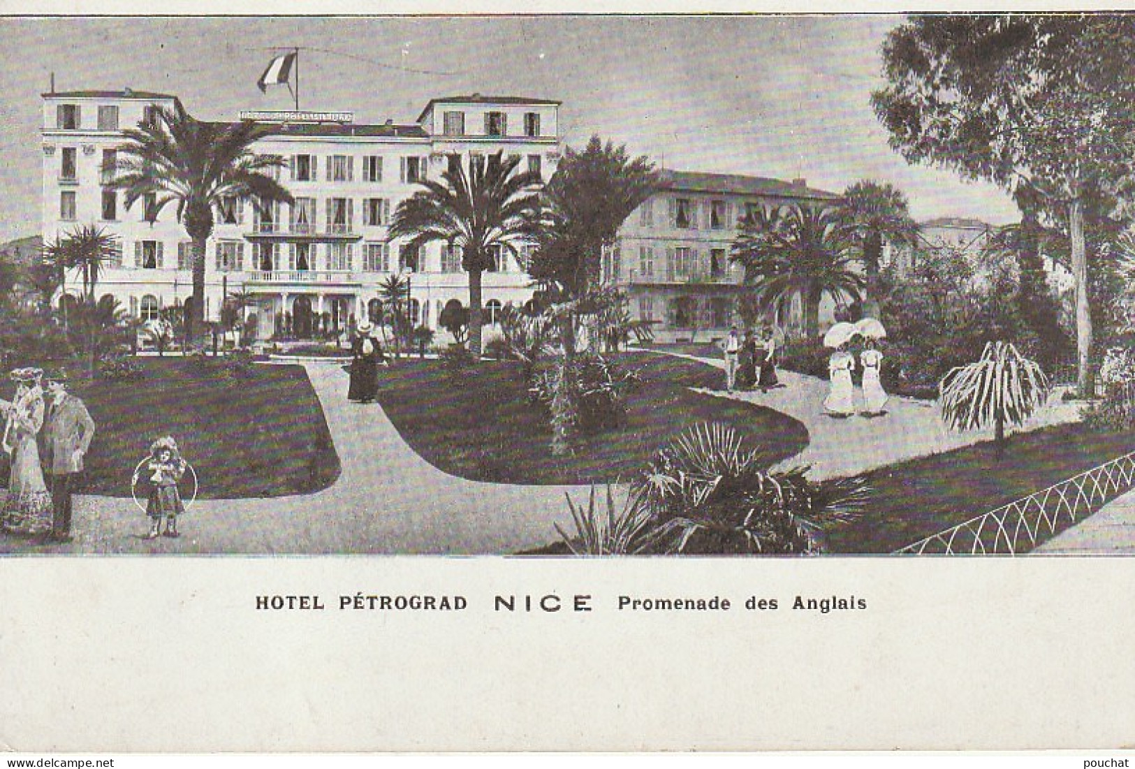 XXX -(06) NICE - HOTEL PETROGRAD , PROMENADE DES ANGLAIS -  2 SCANS - Cafés, Hôtels, Restaurants