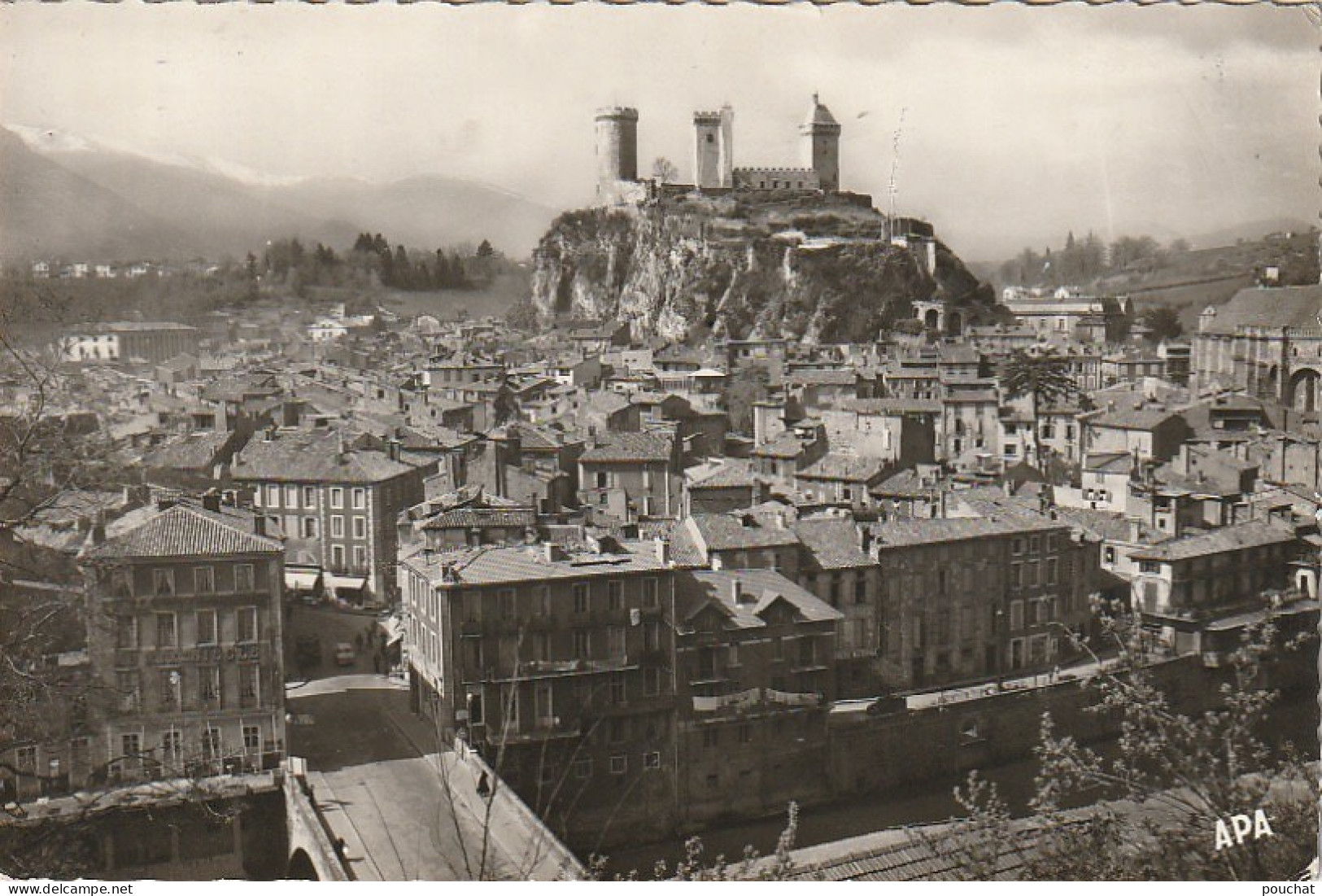 XXX -(09) FOIX - VUE GENERALE ET LE CHATEAU - 2 SCANS - Foix