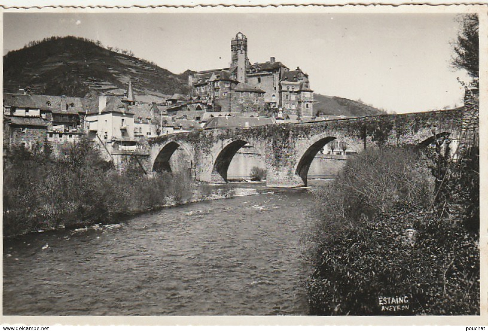 XXX -(12) ESTAING -  PONT ET CHATEAU - 2 SCANS - Otros & Sin Clasificación