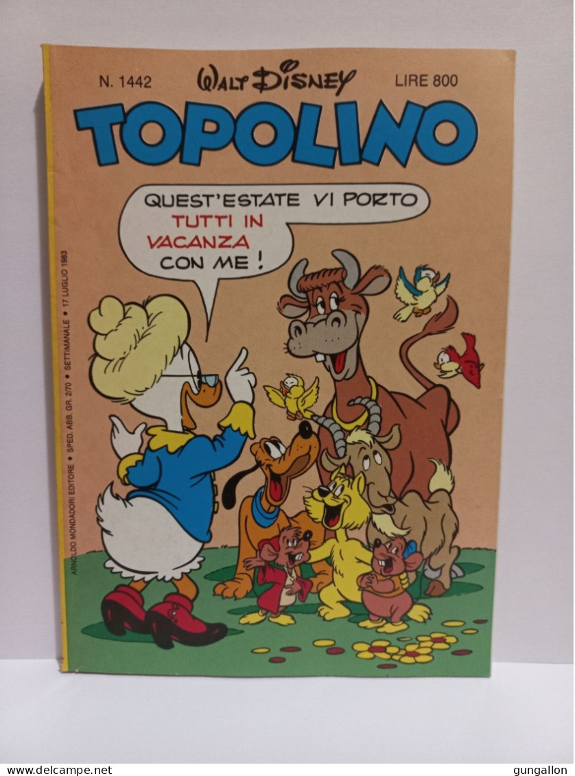 Topolino (Mondadori 1983)  N. 1442 - Disney