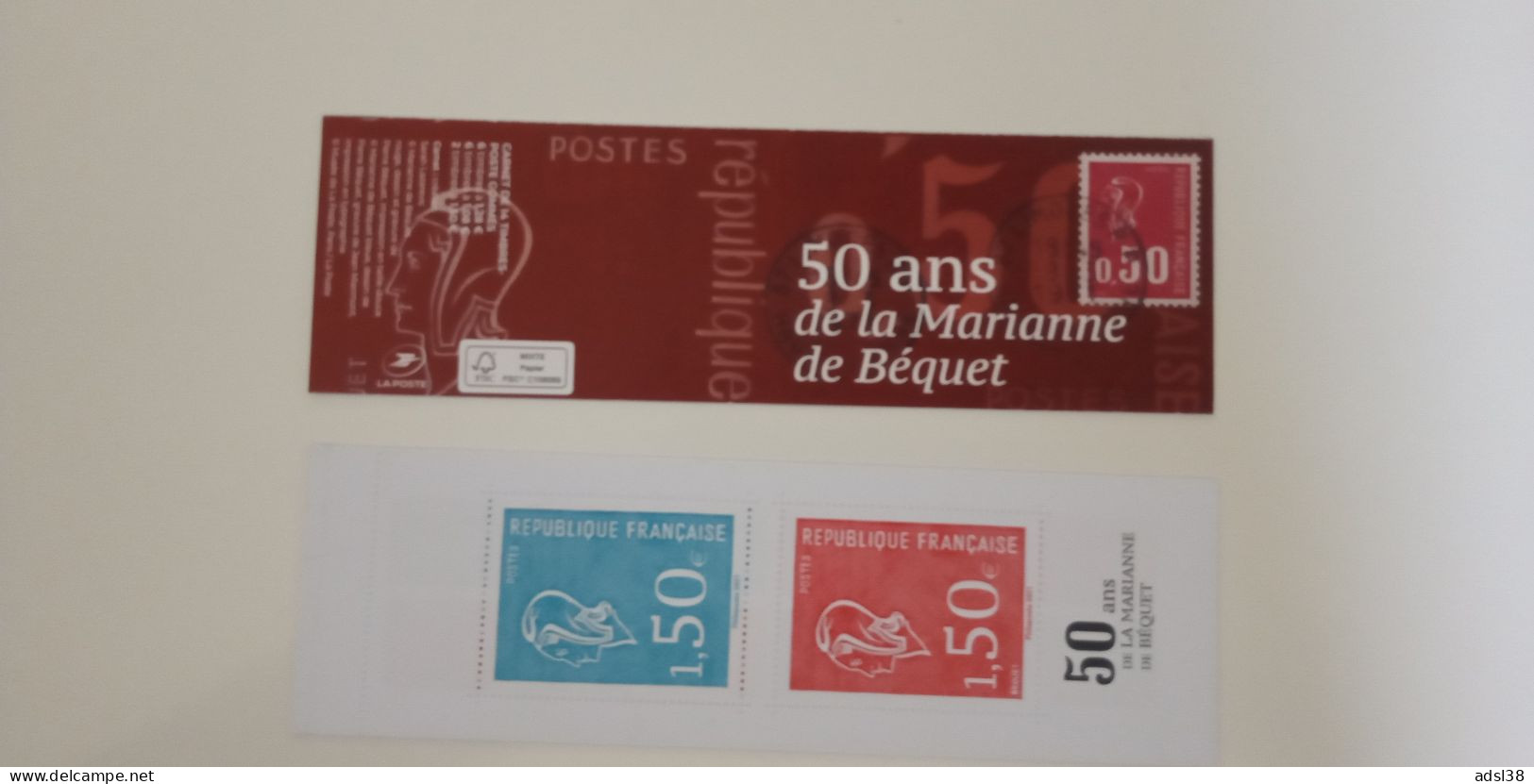 2021 - Carnet 50 Ans De La Marianne De Béquet - 1529 - Commemoratives