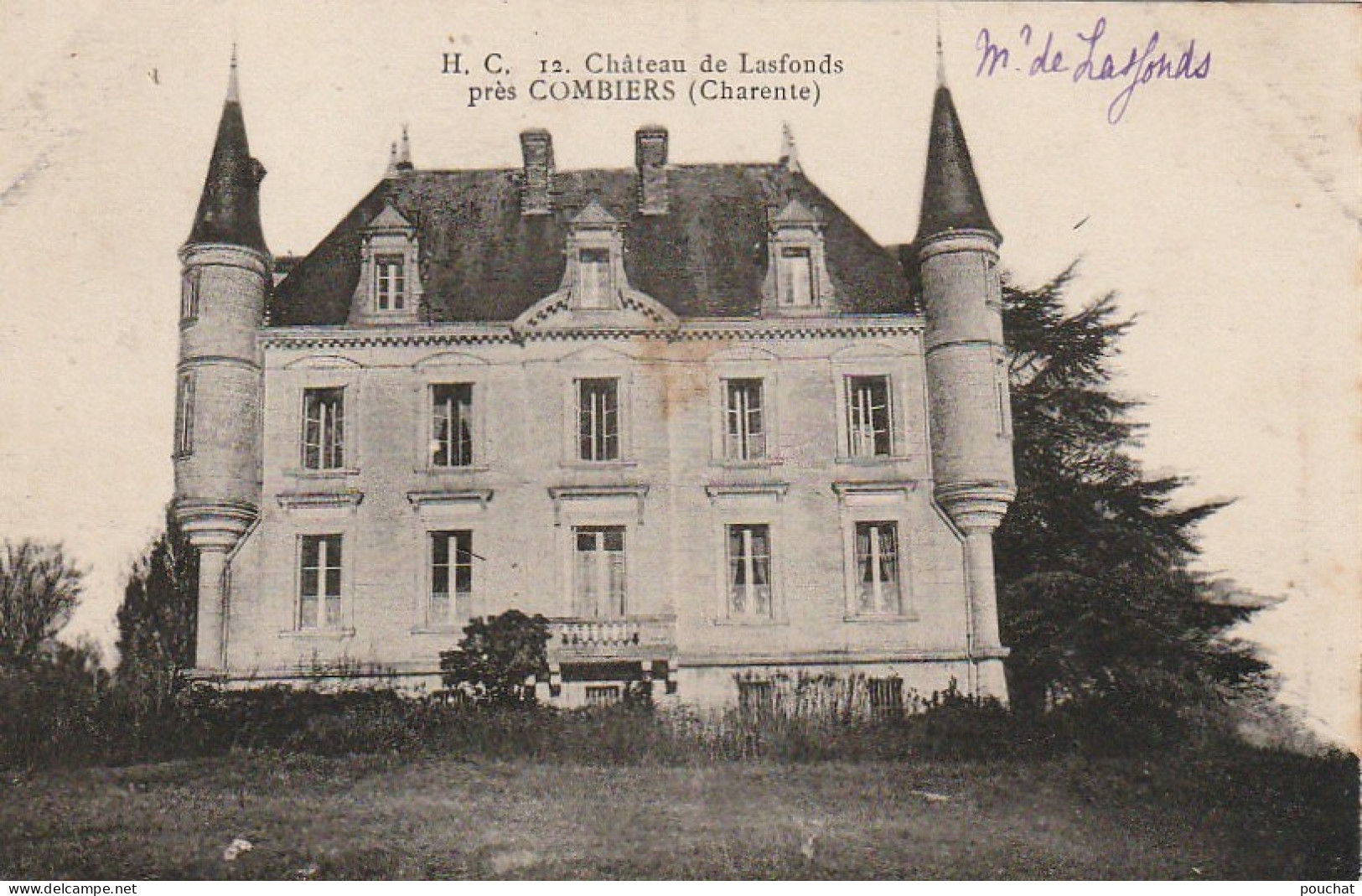 XXX -(16) CHATEAU DE LASFONDS , PRES COMBIERS - 2 SCANS - Other & Unclassified