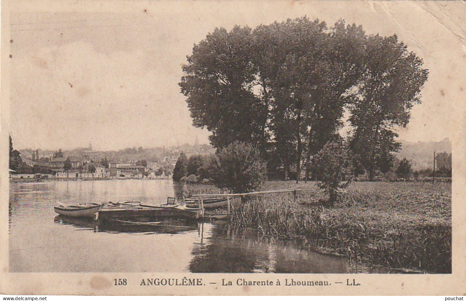 XXX -(16) ANGOULEME - LA CHARENTE A LHOUMEAU - 2 SCANS - Angouleme