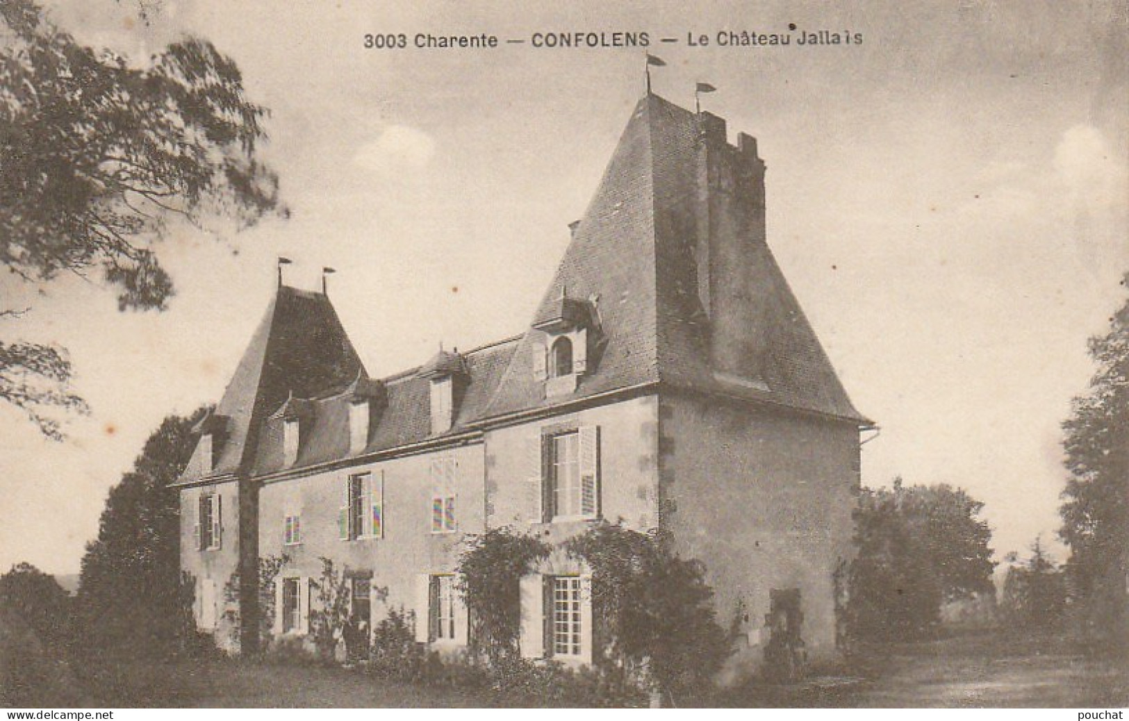 XXX -(16) CONFOLENS - LE CHATEAU  JALLAIS - 2 SCANS - Confolens