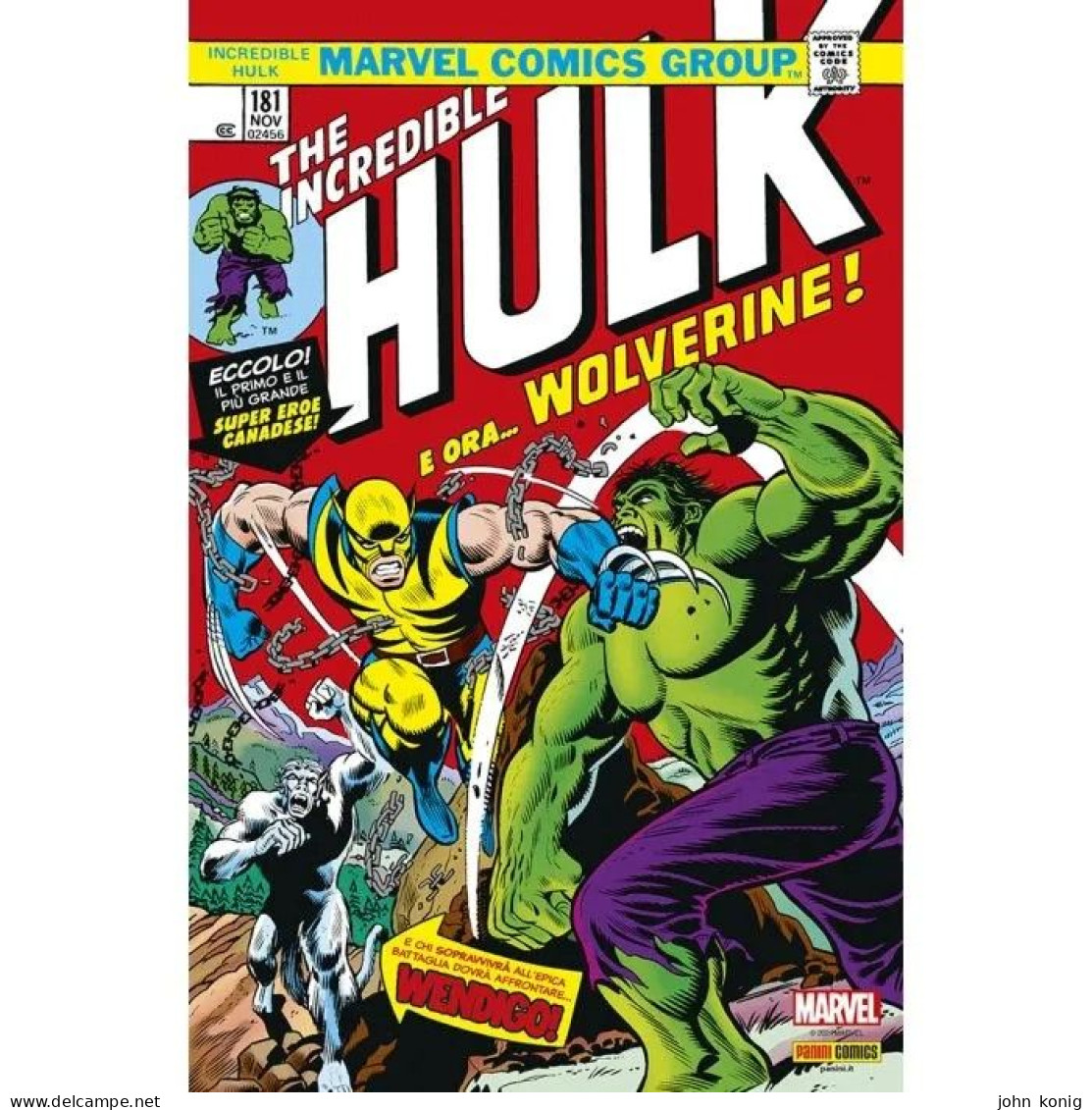 PANINI - MARVEL ITALIA - Marvel Replica Edition – The Incredible Hulk N.181 - 2024 - Super Héros