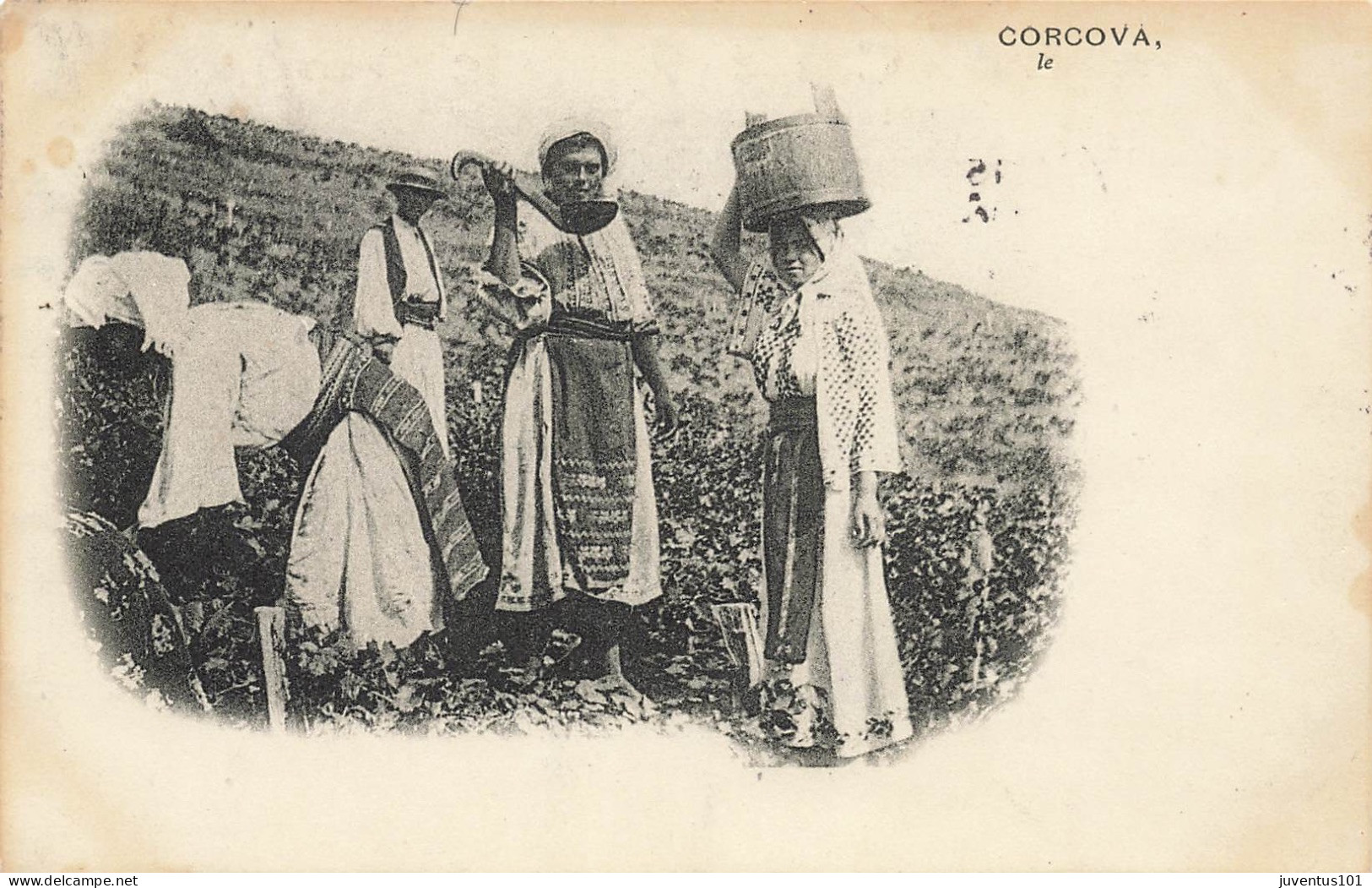 CPA Romania-Corcova-Timbre-TRES RARE   L2883 - Roemenië