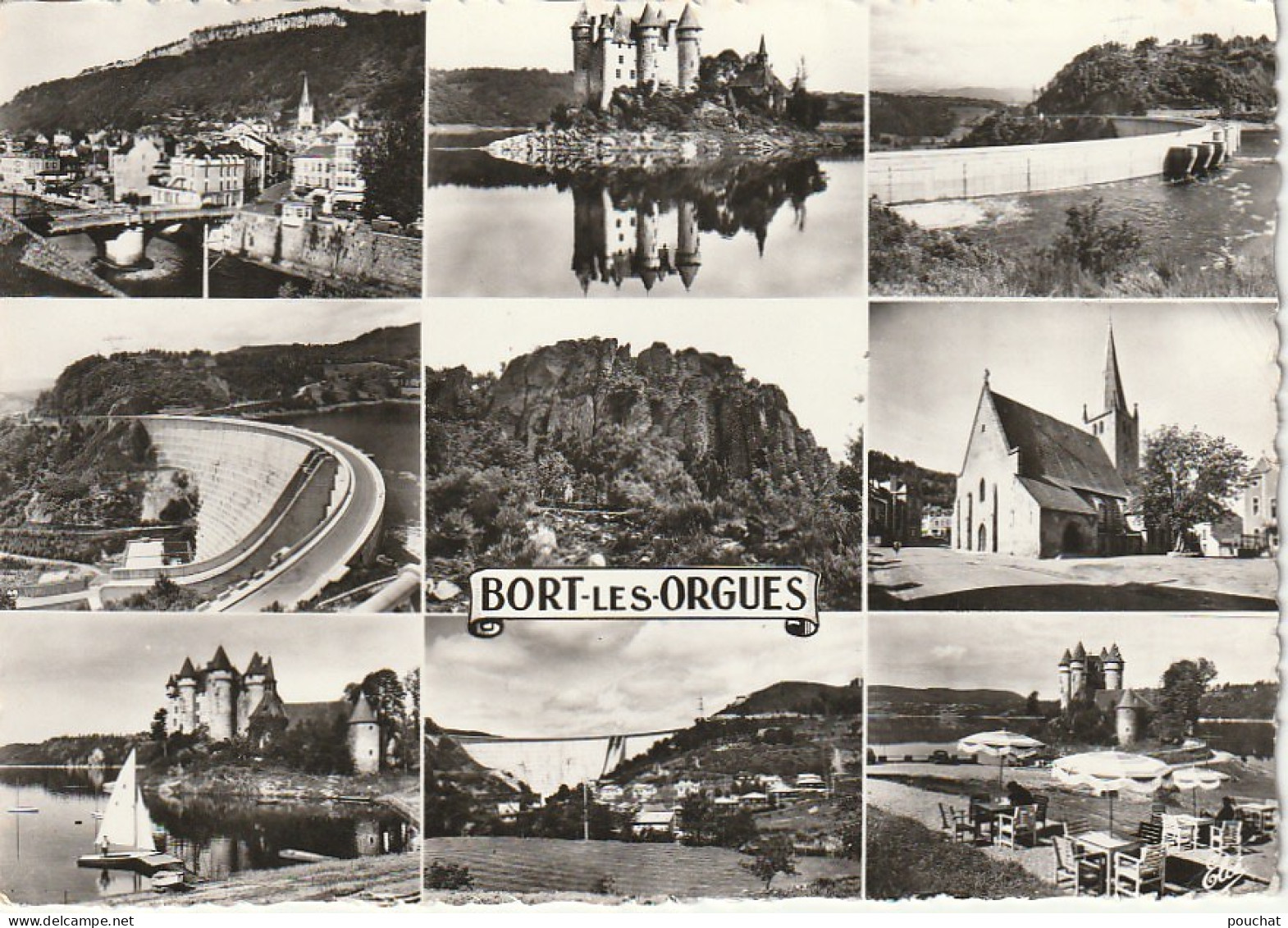 XXX -(19) BORT LES ORGUES - CARTE MULTIVUES - 2 SCANS - Otros & Sin Clasificación