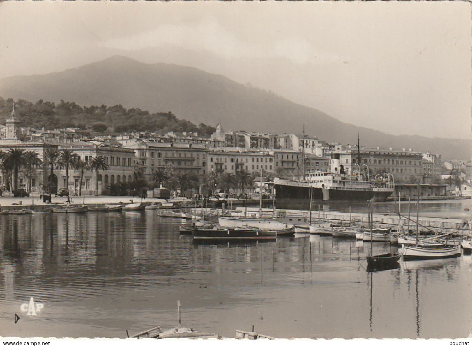 XXX -(20) AJACCIO - LE PORT - VUE GENERALE - 2 SCANS - Ajaccio