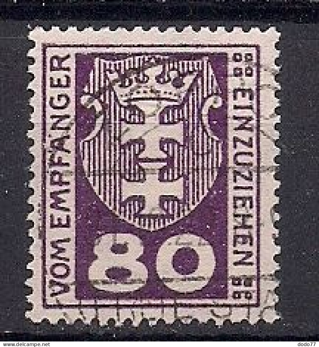 DANTZIG   TAXE   N°  6  OBLITERE - Postage Due