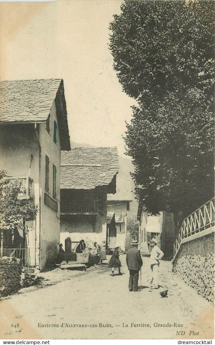 38 ALLEVARD-LES-BAINS Environs. La Ferrière Grande Rue - Allevard