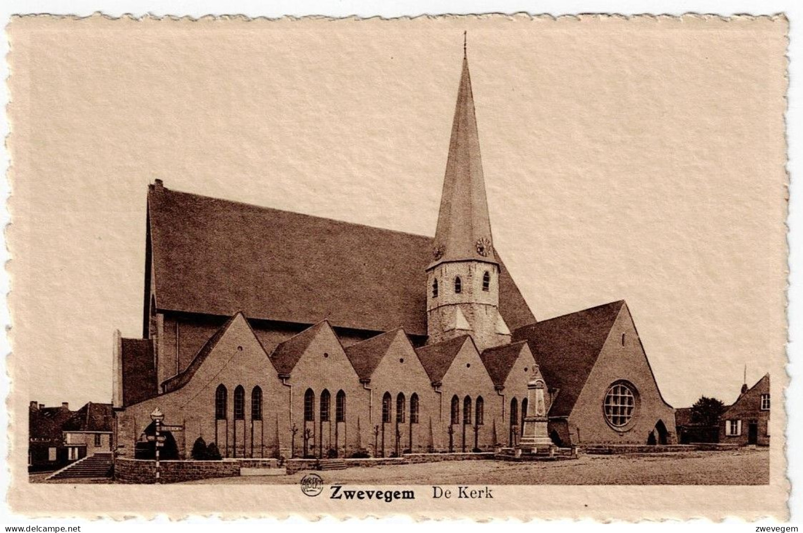 ZWEVEGEM - De Kerk . - Zwevegem