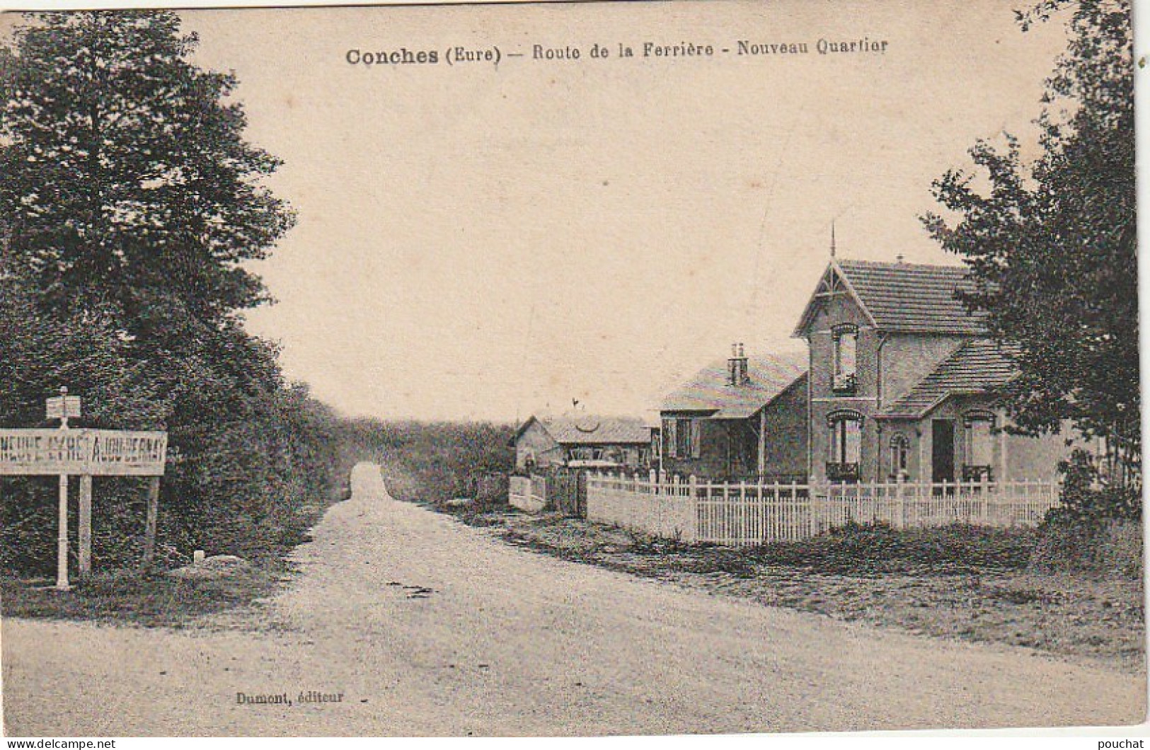 XXX -(27) CONCHES - ROUTE DE LA FERRIERE - NOUVEAU QUARTIER - 2 SCANS - Conches-en-Ouche