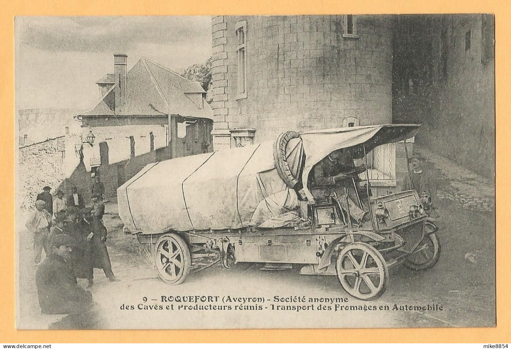 0006 CPA  ROQUEFORT (Aveyron) Société Anonyme Des Caves Et Producteurs Réunis - Transport Des Fromages En Automobile ++ - Roquefort