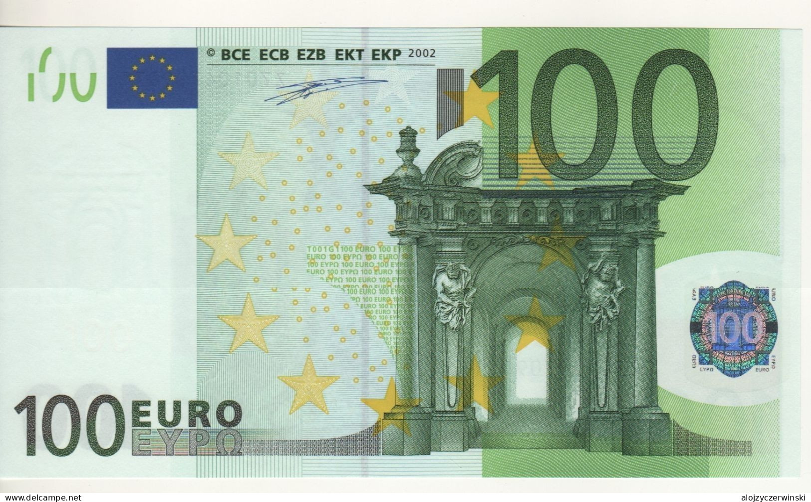 100 EURO Belge Ferme DUISENBERG T 001 G1 / FDS - NEUF - 100 Euro