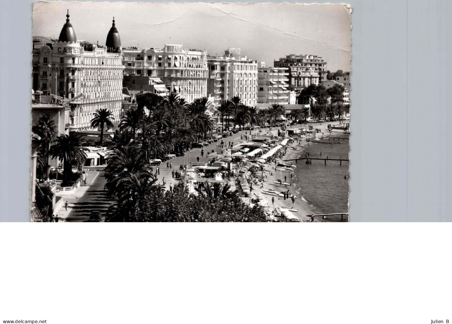 Cannes, La Plage, La Croisette Et Les Palaces, Timbre N°WT : POSTE-1957-15 - Cannes