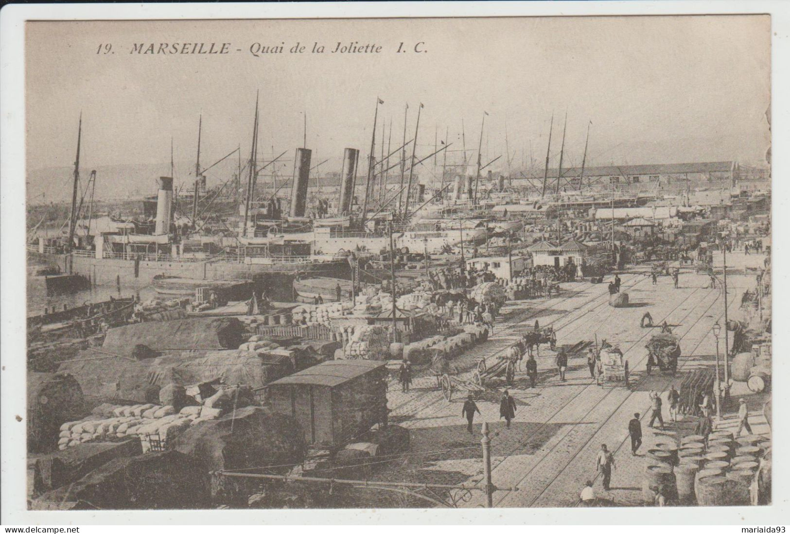 MARSEILLE - BOUCHES DU RHONE - QUAI DE LA JOLIETTE - Joliette, Hafenzone
