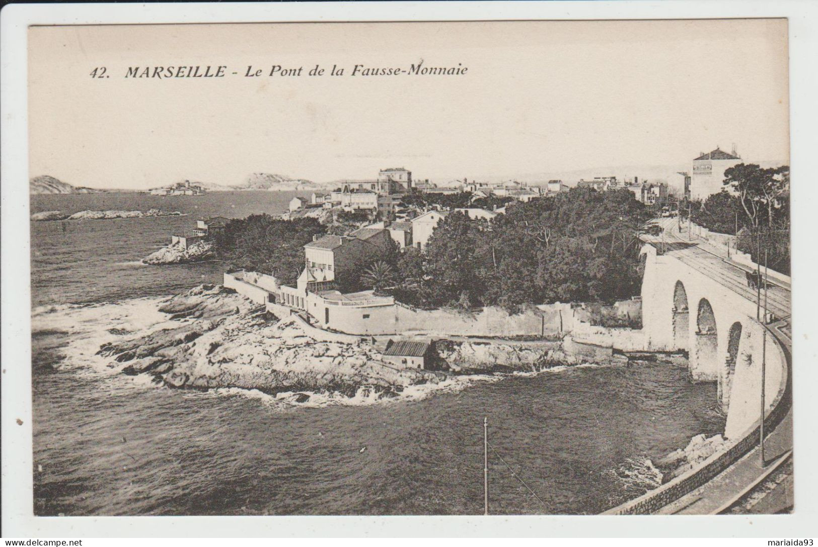 MARSEILLE - BOUCHES DU RHONE - LE PONT DE LA FAUSSE MONNAIE - Endoume, Roucas, Corniche, Spiaggia