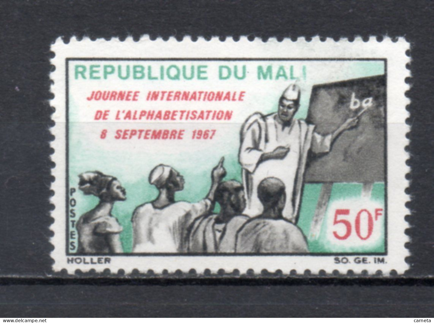 MALI  N° 105  NEUF SANS CHARNIERE  COTE 1.50€    ALPHABETISATION - Malí (1959-...)