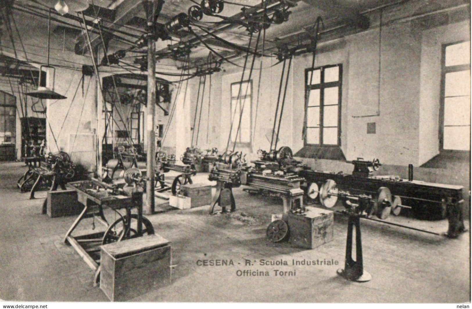 CESENA - SCUOLA INDUSTRIALE - OFFICINA TORNI - F.P. - Cesena