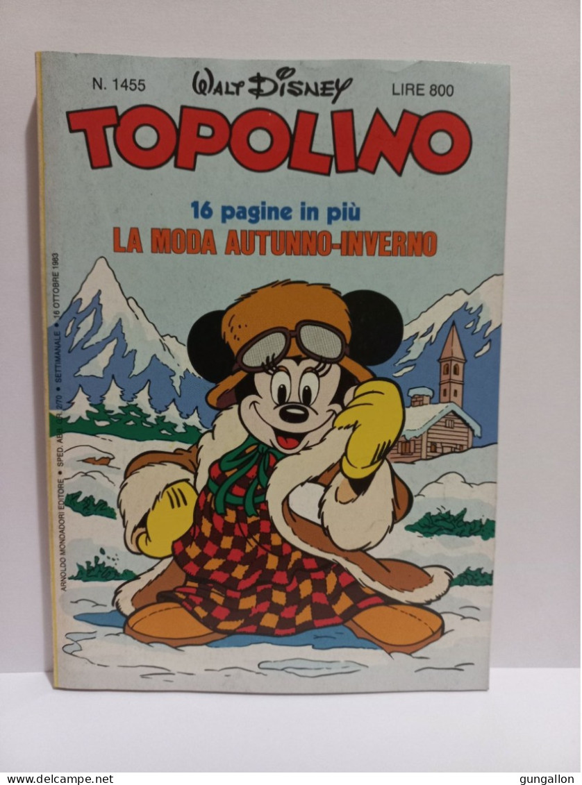 Topolino (Mondadori 1983)  N. 1455 - Disney