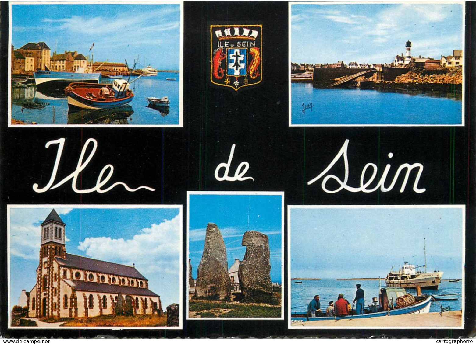 Navigation Sailing Vessels & Boats Themed Postcard Ile De Sein - Voiliers