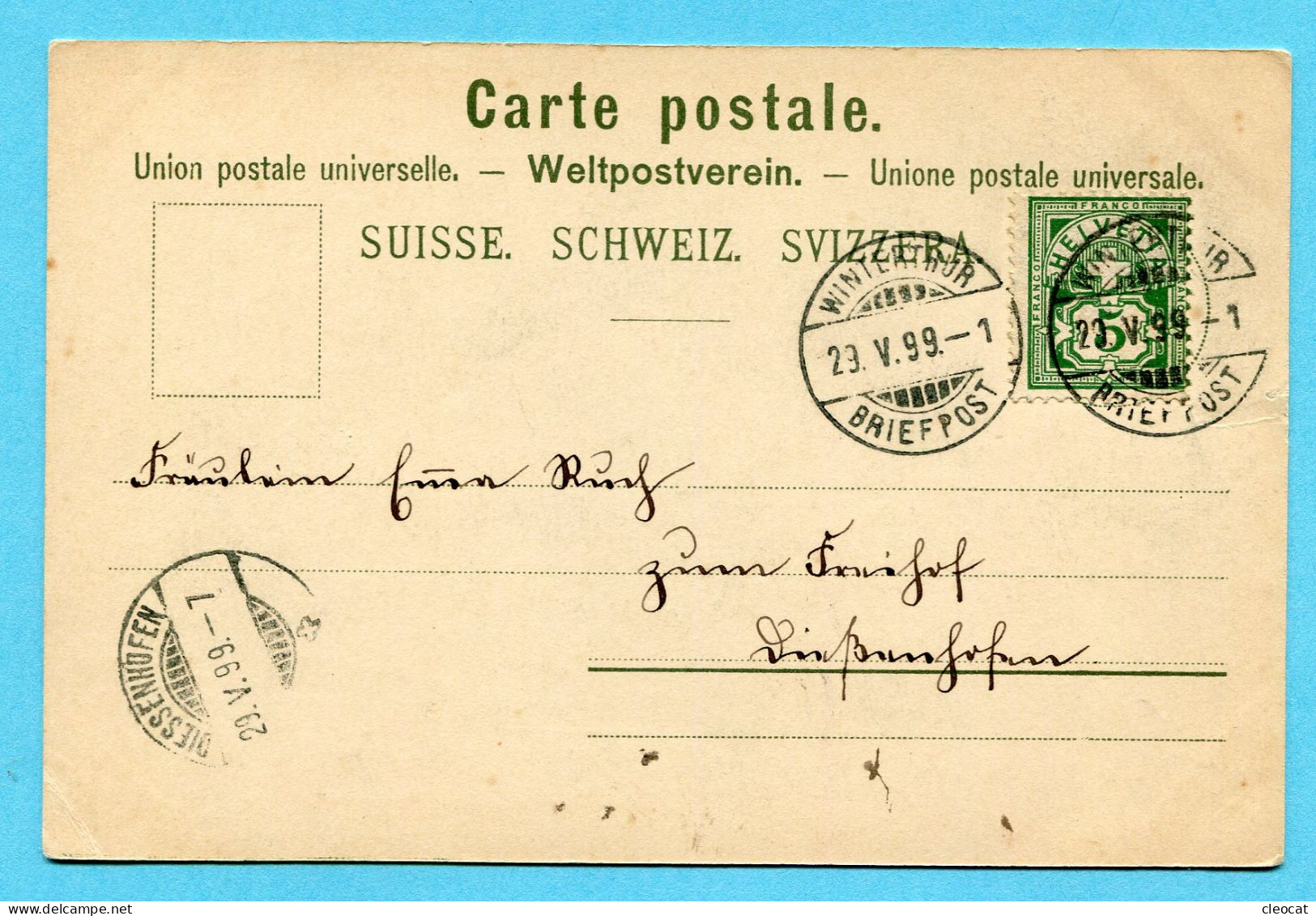 Gruss Aus Winterthur 1899 - Markt - Winterthur