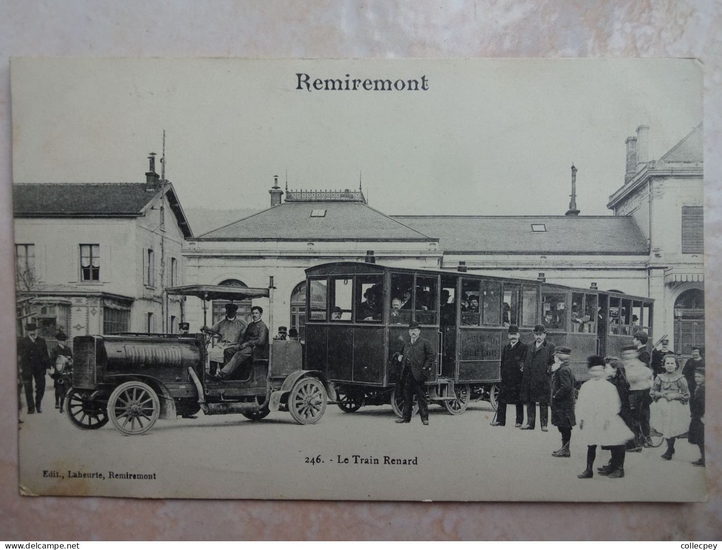 CPA 88 REMIREMEONT Le Train Renard - Très Beau Plan - Animée - Remiremont