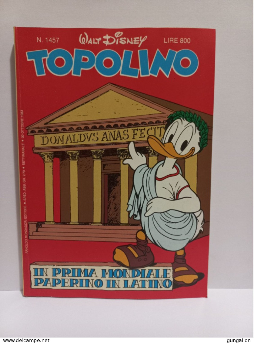 Topolino (Mondadori 1983)  N. 1457 - Disney