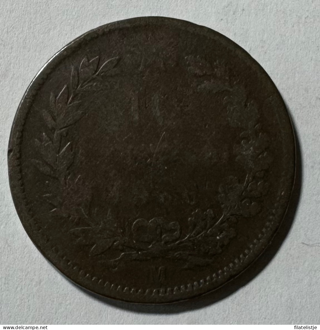 Italië 10 Centimos Uit1866 - 1861-1878 : Victor Emmanuel II.