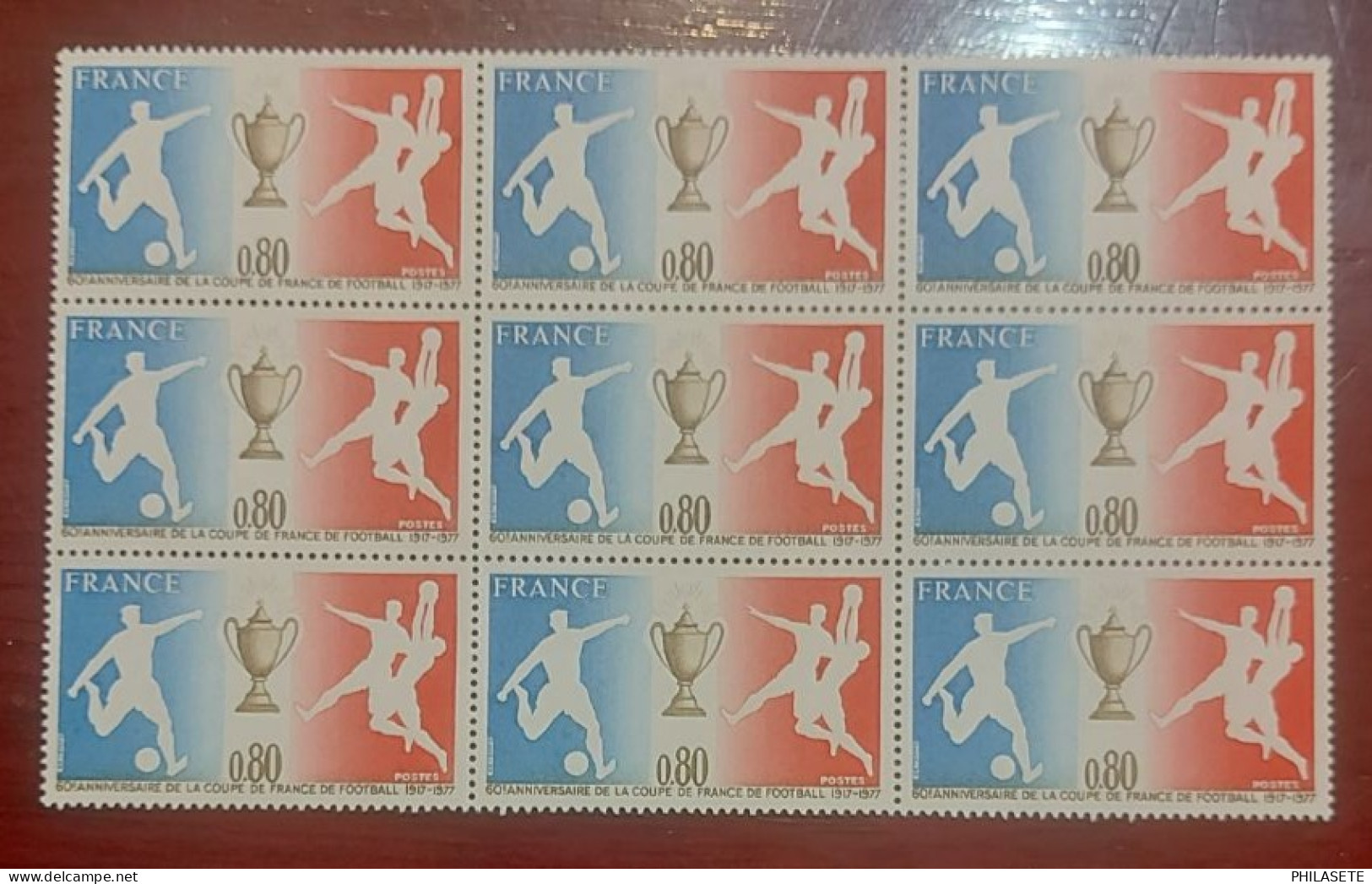 France Neuf** Bloc De 9 Timbres YT N° 1940 Coupe De France De Foot - Ongebruikt