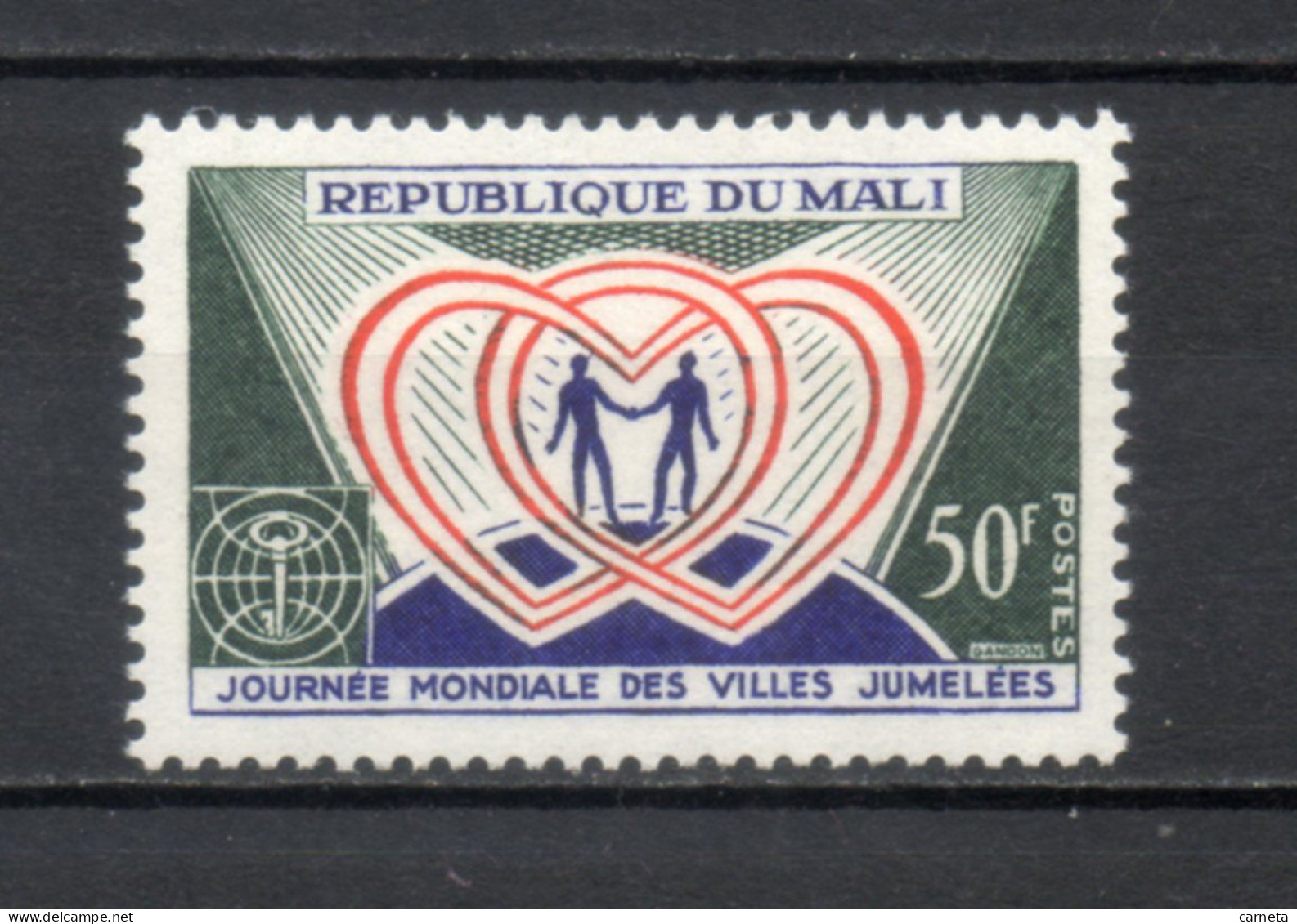 MALI  N° 109    NEUF SANS CHARNIERE  COTE 1.20€   VILLES JUMELEES - Mali (1959-...)