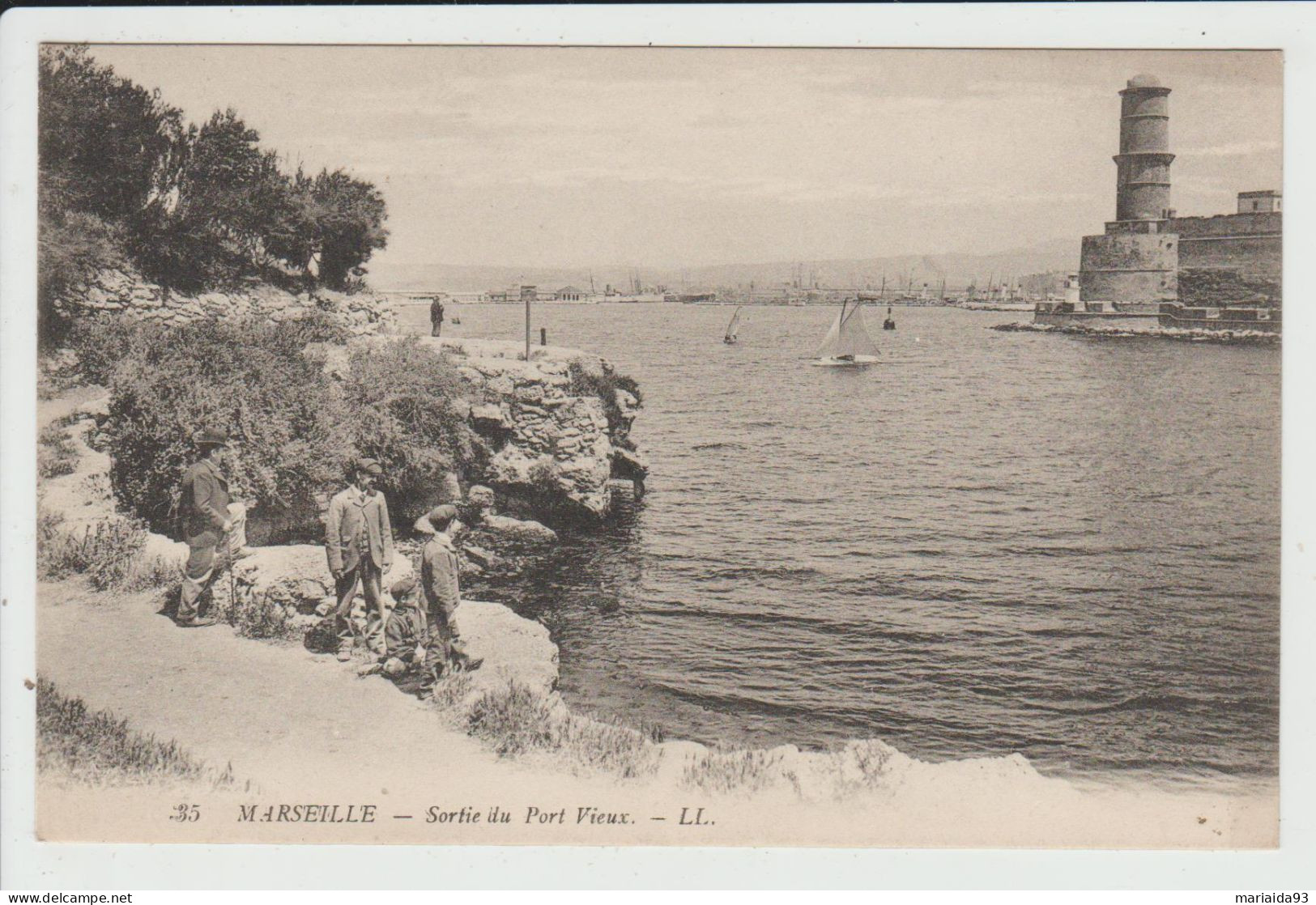 MARSEILLE - BOUCHES DU RHONE - SORTIE DU PORT VIEUX - Puerto Viejo (Vieux-Port), Saint Victor, Le Panier