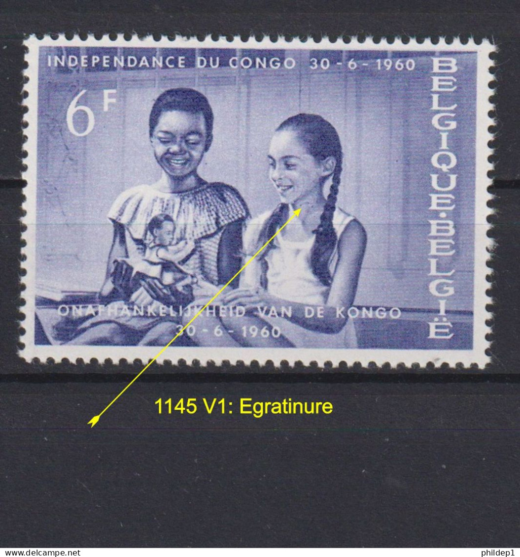 Belgique: COB N° 1145 V1, Neuf, **, Sans Charnière. TB !!! - 1931-1960