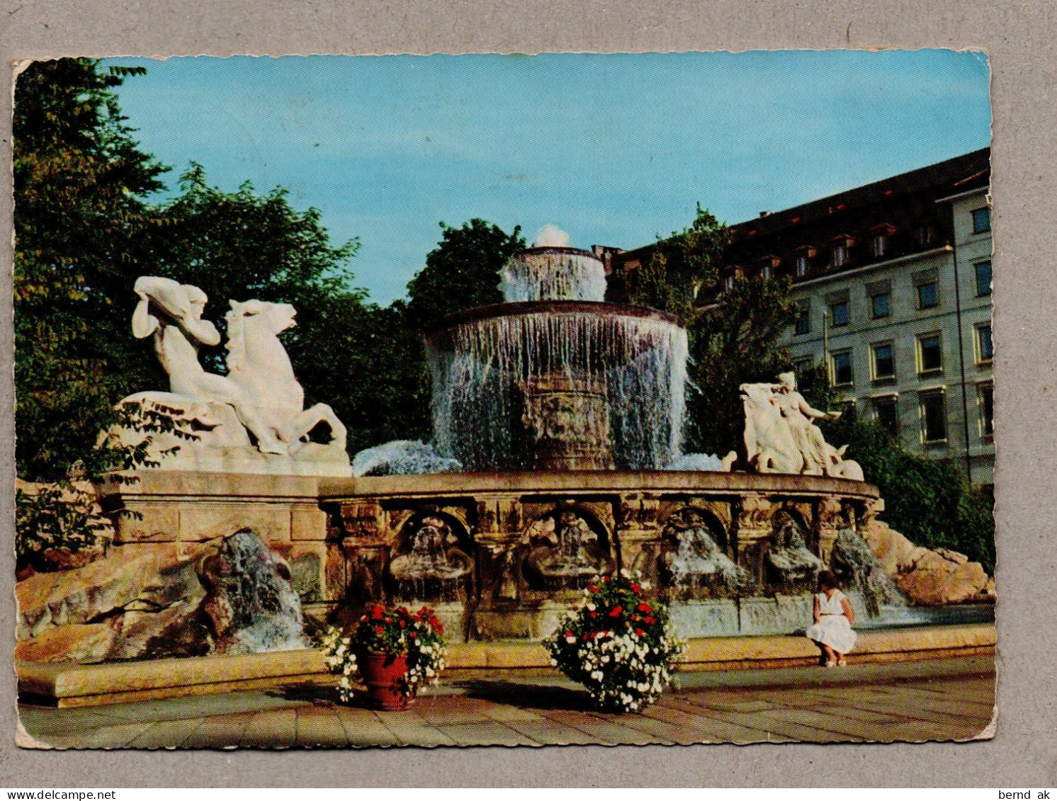 A3667} BRD - AK - München - Mittelsbacher Brunnen (1964) - Muenchen