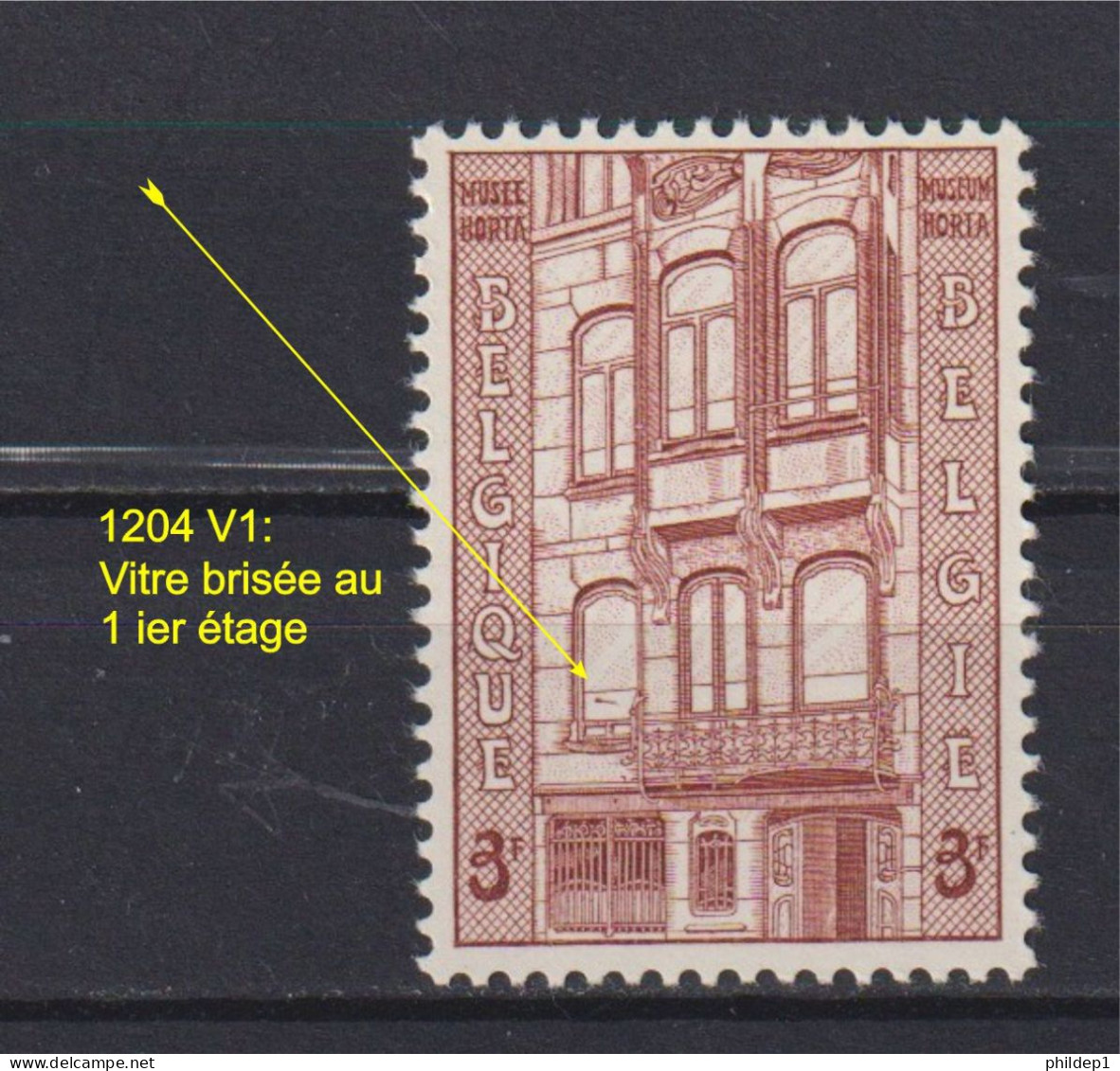 Belgique: COB N° 1204 V1, Neuf, **, Sans Charnière. TB !!! - 1961-1990