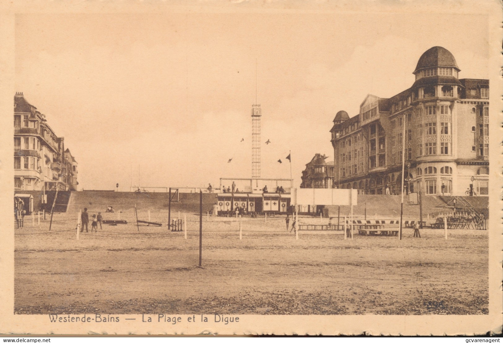 WESTENDE. LA PLAGE ET LA DIGUE               ZIE AFBEELDINGEN - Westende