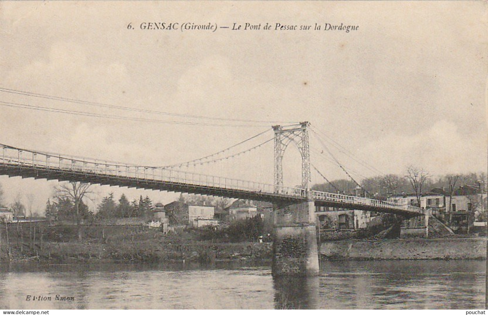 XXX -(33) GENSAC - LE PONT DE PESSAC SUR LA DORDOGNE - 2 SCANS - Otros & Sin Clasificación