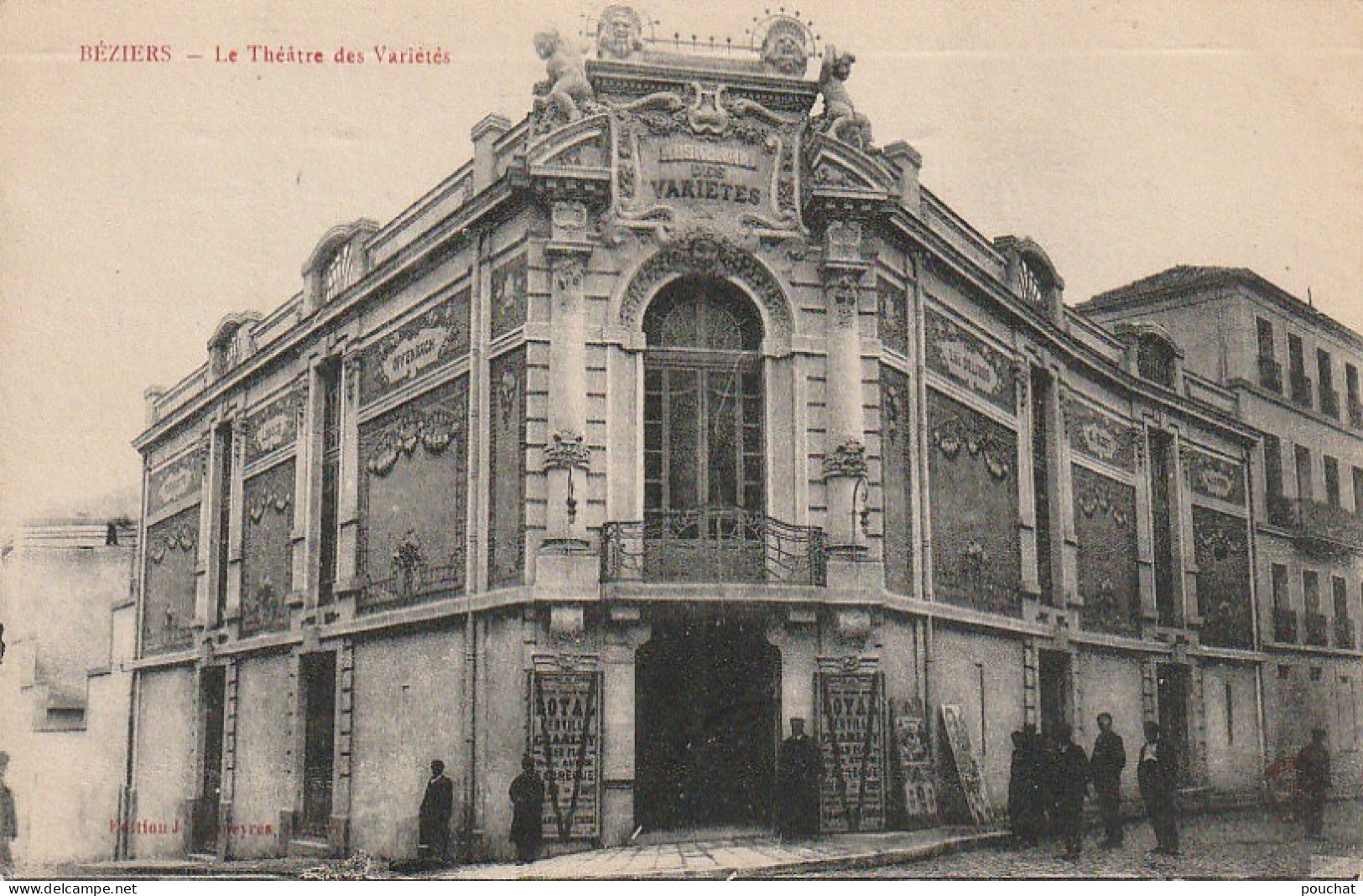 XXX -(34) BEZIERS - LE THEATRE DES VARIETES - ANIMATION - 2 SCANS - Beziers