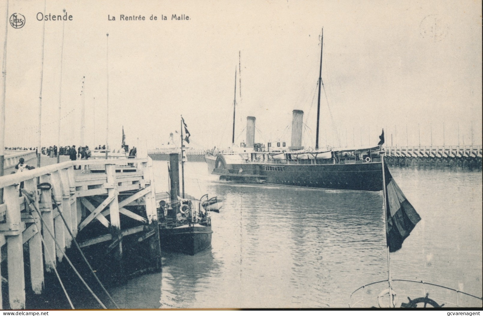 OOSTENDE.   LA RENTREE DE LA MALLE.                ZIE AFBEELDINGEN - Oostende