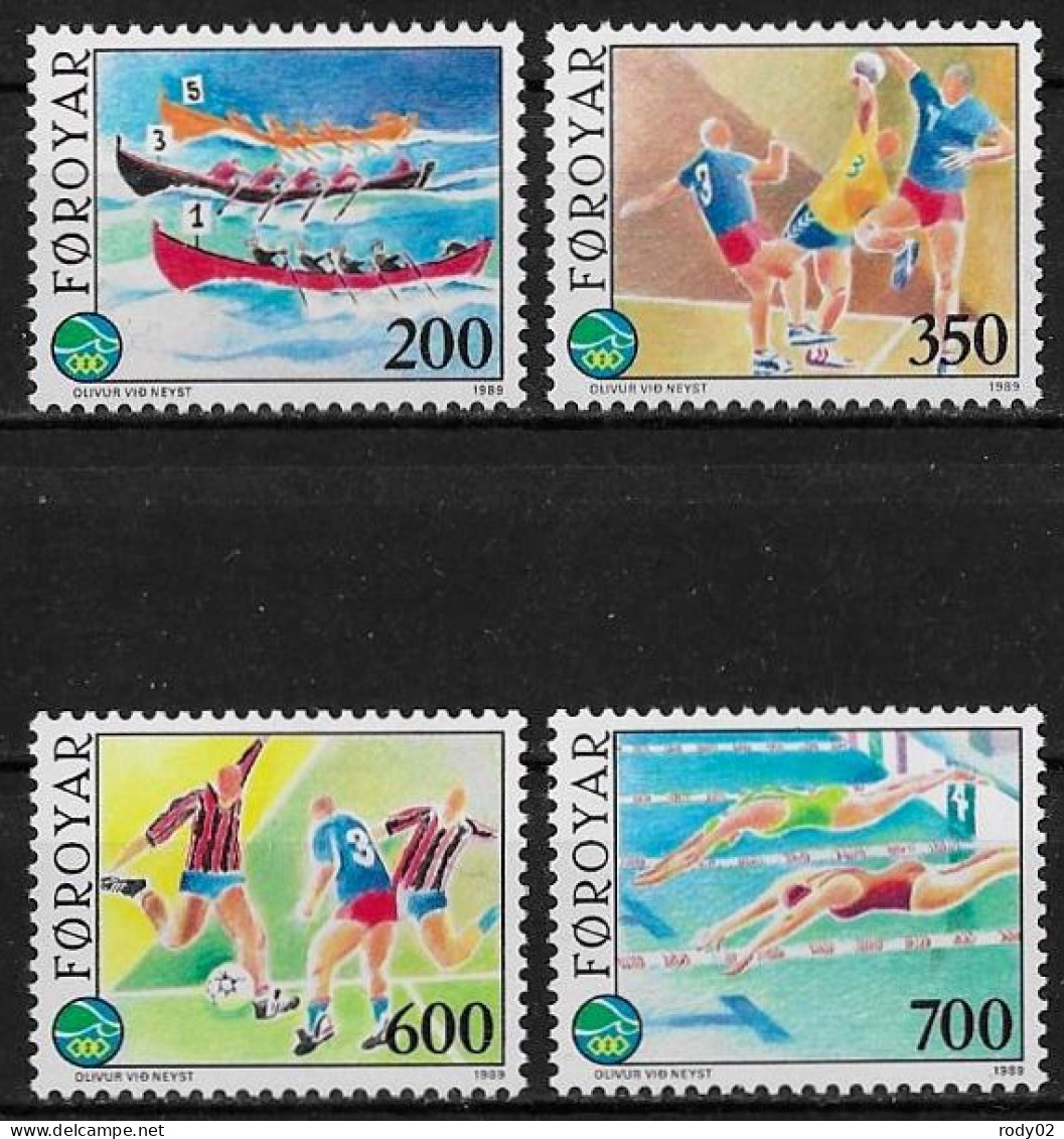 FEROE - JEUX SPORTIFS DES ILES - N° 180 A 183 - NEUF** MNH - Faroe Islands