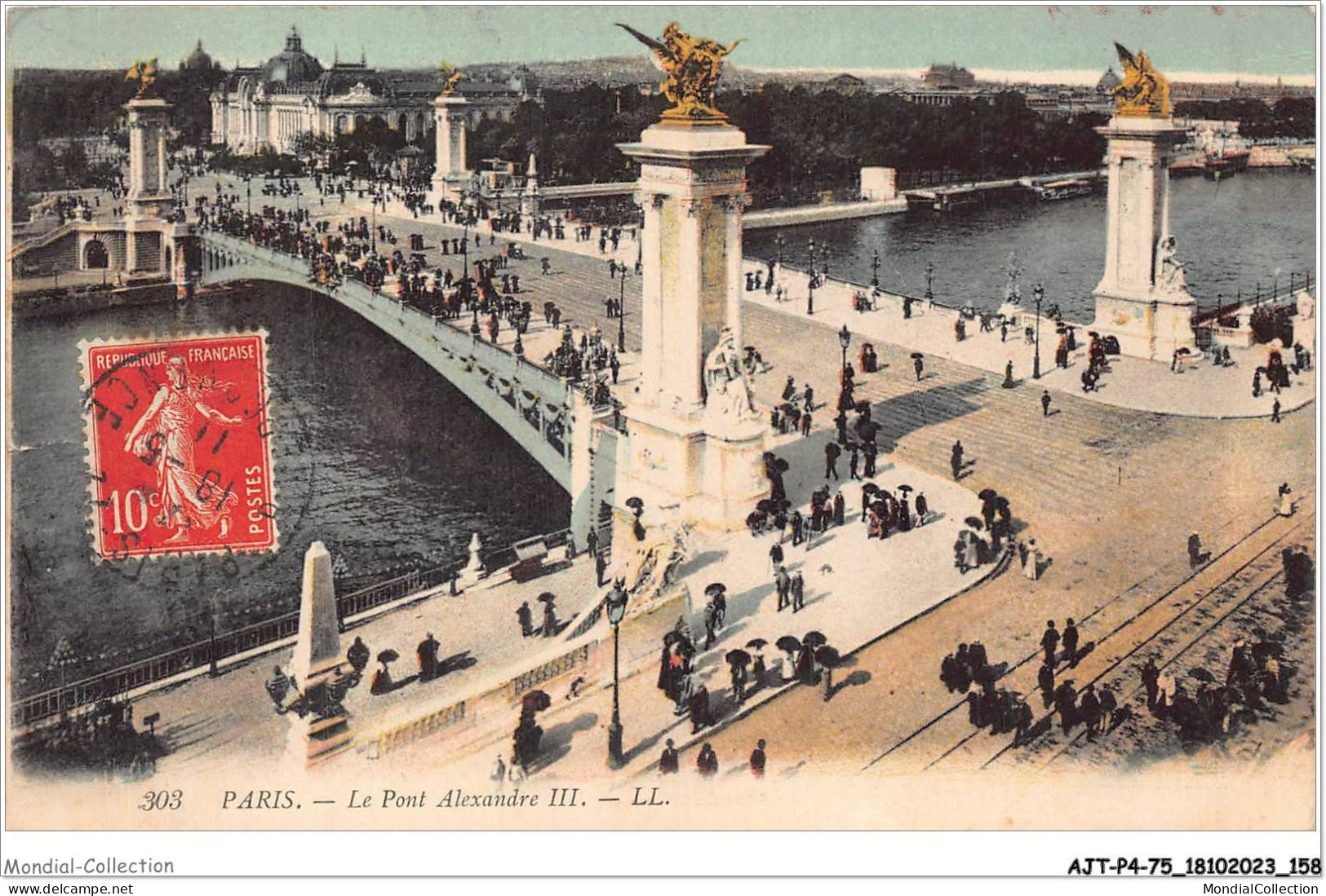 AJTP4-75-0492 - PARIS - Le Pont Alexandre  - Brücken