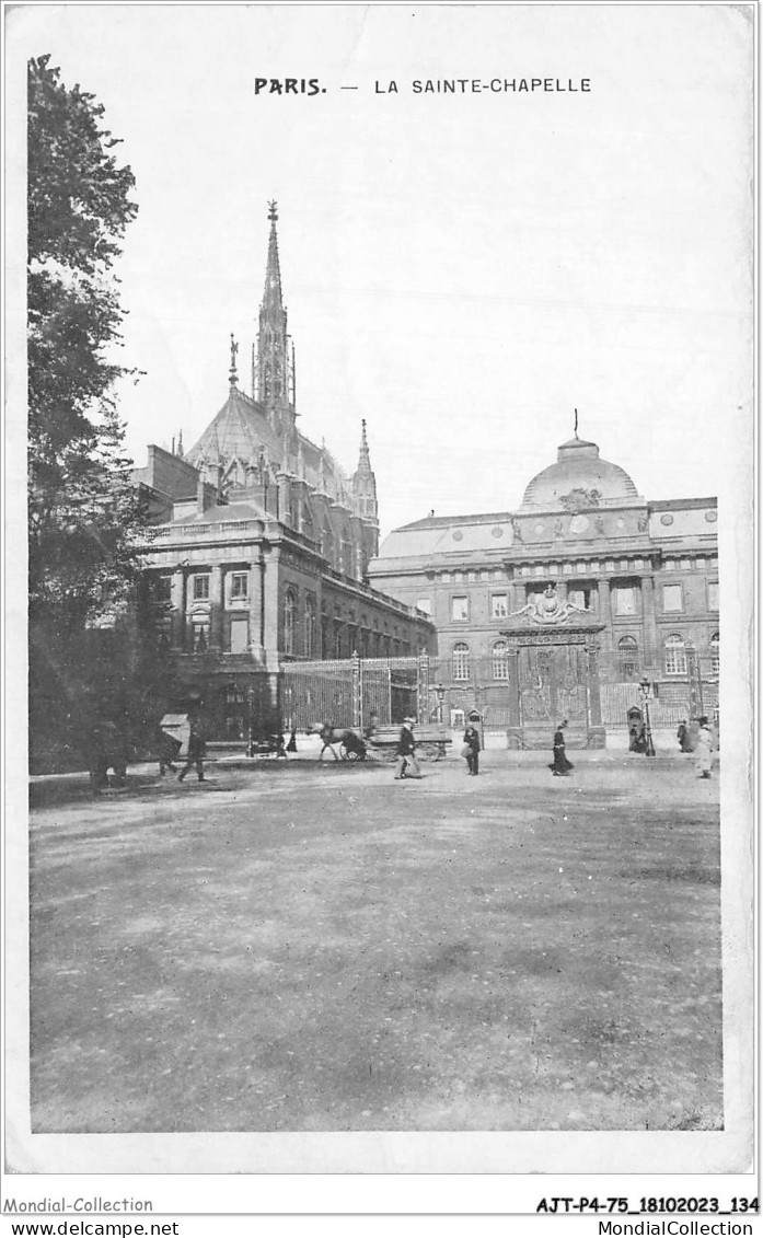 AJTP4-75-0480 - PARIS - La Sainte Chapelle  - Churches