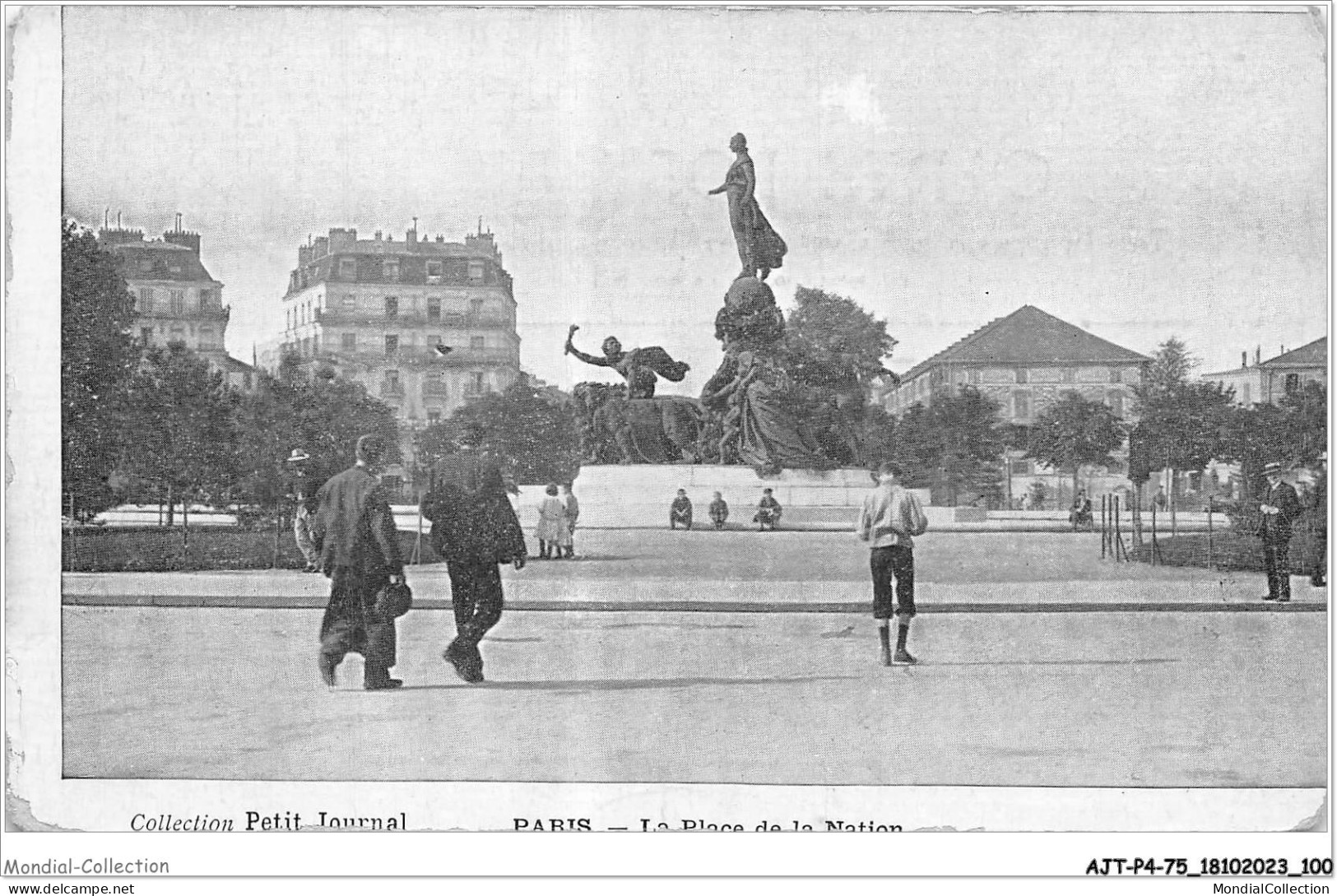 AJTP4-75-0463 - PARIS - La Place De La Nation - Squares