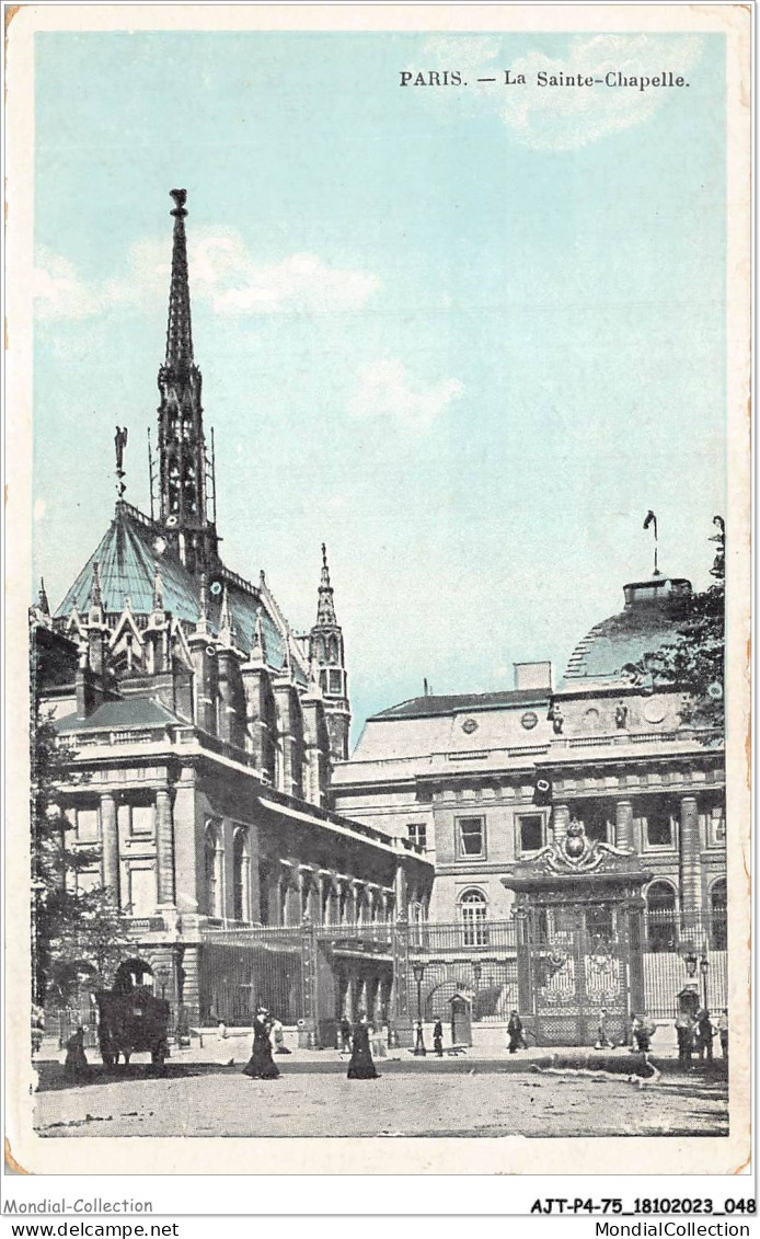 AJTP4-75-0438 - PARIS - La Sainte-chapelle  - Churches