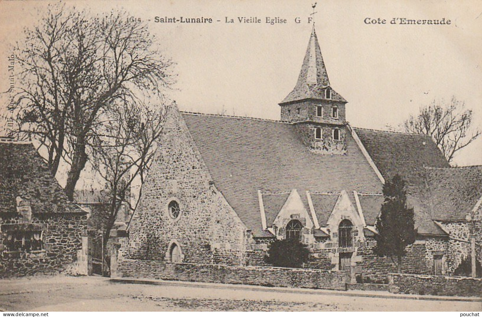 XXX -(35) SAINT LUNAIRE - LA VIEILLE EGLISE  - 2 SCANS - Saint-Lunaire