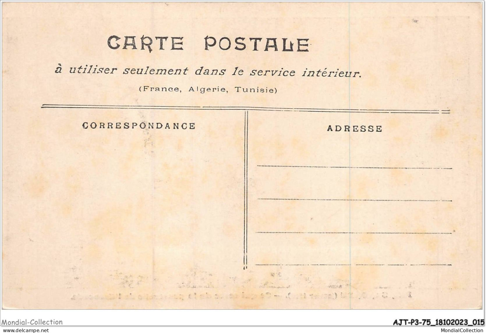 AJTP3-75-0300 - INNONDATION - Ce Qui Reste De La Passerelle De L'Estacade  - Paris Flood, 1910