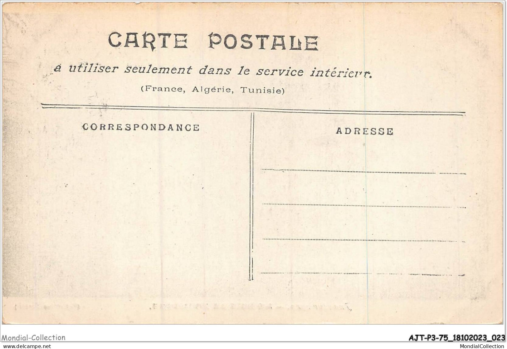 AJTP3-75-0304 - INNONDATION - Le Bois De Boulogne  - De Overstroming Van 1910